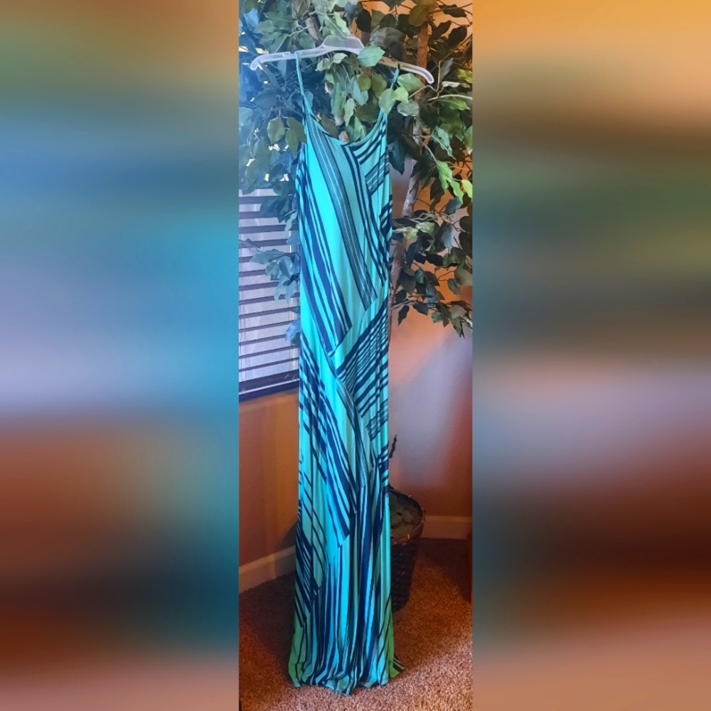 Beautiful Teal Maxi